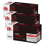 UPrint Pack de 3 toners compatibles Brother TN-2220 / TN-2210 / TN-2010 (Noir)