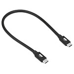 OWC Câble Thunderbolt 5 (80 Gb/s) USB-C - M/M - 0.3 m - Noir