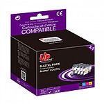 UPrint Pack de 4 cartouches compatibles Brother LC427XL (Noir, Cyan, Magenta, Jaune)