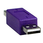 Adaptador USB 2.0 tipo A macho / A macho