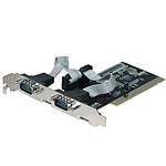 Carte contrôleur PCI avec 2 ports RS-232 (DB-9)