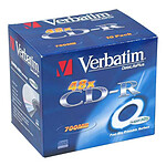 Verbatim CD-R 700 Mo 52x imprimable (boite de 10)