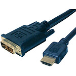 Câble DVI-D Single Link mâle / HDMI mâle (5 mètres)