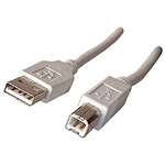 Cable USB 2.0 tipo AB (macho/macho) - 5 m