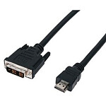 Câble DVI-D Single Link mâle / HDMI mâle (10 mètres)