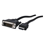 Câble DVI-D Single Link mâle / HDMI mâle (2 mètres)