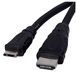 Câble HDMI mâle / mini HDMI mâle - (1.5 mètre)