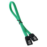 BitFenix Alchemy Green - Cable SATA con funda 30 cm (color verde)