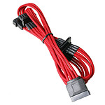 BitFenix Alchemy Red - Câble d'alimentation gainé - Molex vers 4x SATA - 20 cm