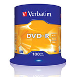 Verbatim DVD-R 4.7 GB certified 16x (pack of 100, spindle)