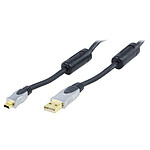 Câble haute qualité USB 2.0 Type A Mâle / Mini USB A Mâle - 2 m