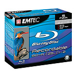 EMTEC BD-RE 25 Go Certifié 2x (Blu-ray Disc simple couche, pack de 5, boitier jewel)