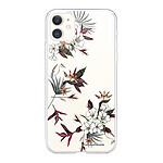 LaCoqueFrançaise Coque iPhone 11 silicone transparente Motif Fleurs Sauvages ultra resistant