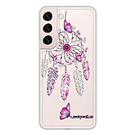 Evetane Coque Samsung Galaxy S22 5G 360 intégrale transparente Motif Carpe diem Tendance