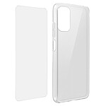 Avizar Coque Redmi Note 10 5G et Poco M3 Pro Souple Verre Trempé 9H