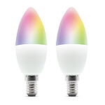METRONIC - Ampoule intelligente Wi-Fi E14 LED RGB 5W (pack de 2) pour 495718