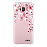 Evetane Coque Samsung Galaxy S8 360 intégrale transparente Motif Cerisier Tendance