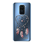 Evetane Coque Xiaomi Redmi Note 9 360 intégrale transparente Motif Attrape coeur Tendance