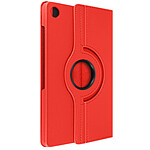 Avizar Étui folio pour Samsung Galaxy Tab A9 Plus Support rotatif Paysage Portrait  Rouge