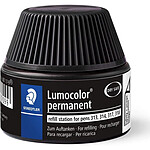 STAEDTLER Flacon Recharge Lumocolor 15ml Marqueur Permanent Noir