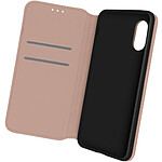 Avizar Housse Folio pour Samsung Galaxy Xcover 5 Folio Portefeuille Fonction Support Rose gold
