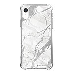 LaCoqueFrançaise Coque iPhone Xr anti-choc souple angles renforcés transparente Motif Marbre gris