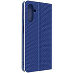 Avizar Étui pour Samsung Galaxy A13 5G et A04s avec Porte-carte Effet Carbone  Bleu Roi