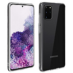 Avizar Coque Samsung Galaxy S20 Plus Souple et Film Verre Trempé Dureté 9H transparent