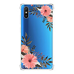 Evetane Coque Xiaomi Redmi 9A anti-choc souple angles renforcés transparente Motif Fleurs roses