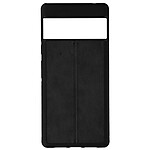 Avizar Coque Google Pixel 6 Pro Hybride Finition Effet Cuir Texturé Noir