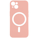 Avizar Coque MagSafe pour iPhone 13 Soft Touch Finition Mate Bords Surélevés  rose