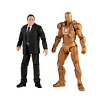 Marvel - Pack 2 figurines 2021 The Infinity Saga Marvel Legends  Happy Hogan & Iron Man (Iron M