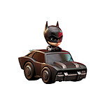 The Batman - Figurine et véhicule Cosbaby Batman & Batmobile 12 cm