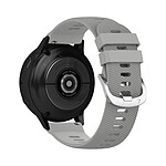 Avizar Bracelet pour Samsung Galaxy Watch Active 2 40mm Silicone Texturé Gris
