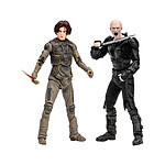 Dune, deuxième partie - Pack 2 figurines Paul Atreides & Feyd-Rautha Harkonnen 18 cm