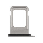 Clappio Tiroir Carte SIM pour iPhone 15 Pro et 15 Pro Max Nano SIM Blanc