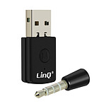 LinQ Adaptateur Bluetooth 4.0 PS4 Transmetteur / Récepteur USB Microphone  Noir