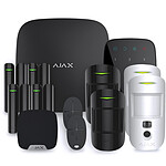 Ajax - Alarme maison Ajax Hub 2 Plus Noir - Kit 4