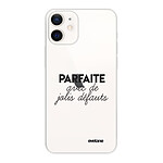 Evetane Coque iPhone 12 mini 360 intégrale transparente Motif Parfaite Avec De Jolis Défauts Tendance