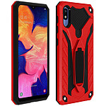 Avizar Coque Galaxy A10 Protection Bi-matière Antichoc Fonction support Rouge