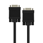LinQ Câble VGA mâle vers VGA mâle Adaptateur Vidéo 3m  Noir