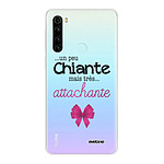 Evetane Coque Xiaomi Redmi Note 8 T 360 intégrale transparente Motif Un peu chiante tres attachante Tendance