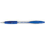 Bic stylo bille rétractable Atlantis Classic pointe moyenne 1 mm bleu