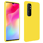 Avizar Coque Xiaomi Mi Note 10 Lite Silicone Semi-rigide Finition Soft Touch Jaune