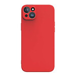 Myway Coque pour iPhone 14 Smoothie en TPU Rouge