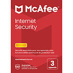 McAfee Internet Security - Licence 1 an - 3 postes - A télécharger