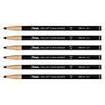 SHARPIE Marqueur Polyvalent China Marker Pointe Fine 2 mm Noir x 6