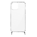 Avizar Coque iPhone 12 Mini Anneau personnalisable avec bijou/Chaîne - Transparent