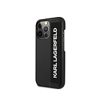 Karl Lagerfeld Coque pour Apple iPhone 13 Pro Elastic Strap Noir