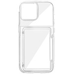 Forcell Coque pour iPhone 15 Antichoc Rigide Bords Surélevés Transparent